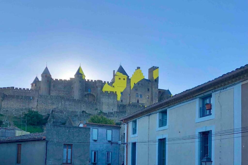 Le Templier Vue Cite Pied Cite Medievale Neuf 카르카손 외부 사진